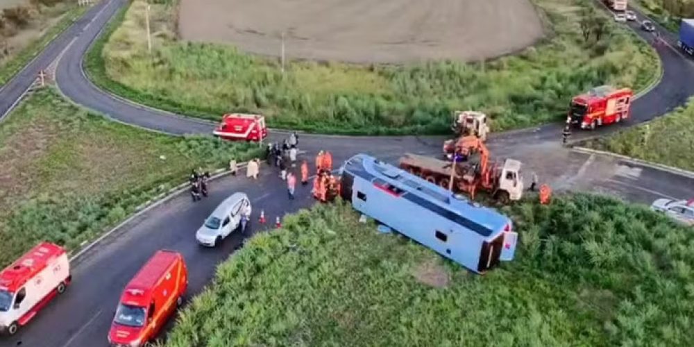 acidente de ônibus
