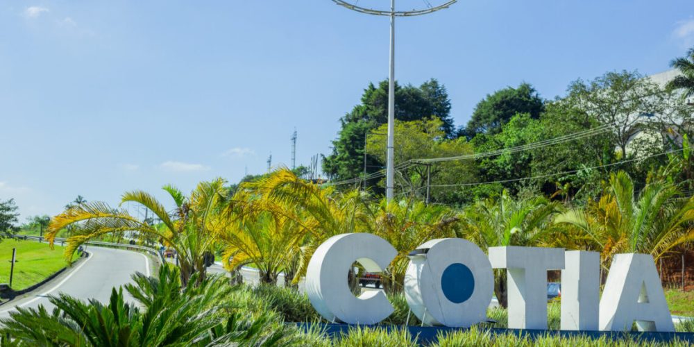 chegada de Cotia